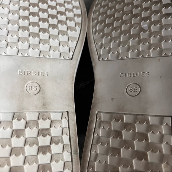 Birdies The Cardinal Lace-Up Sneaker Orbit Boucle Metallic Black Silver Tweed - Picture 11 of 15